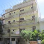 ελαιοχρωματισμός πολυκατοικίας, θέση Γλυφάδα
